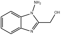 1H-Benzimidazole-2-methanol,1-amino-(9CI) 结构式