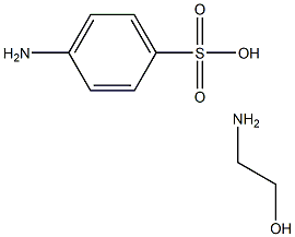 Sulfanilic acid with 2-aminoethanol 结构式