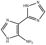 1H-Imidazol-4-amine,5-(1H-1,2,4-triazol-3-yl)-(9CI) 结构式
