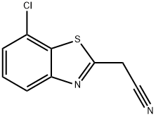 2-Benzothiazoleacetonitrile,7-chloro-(9CI) 结构式