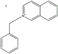 Isoquinolinium,2-(phenylmethyl)-, iodide (1:1) 结构式