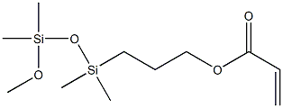 (乙酰氧基丙基)甲基硅氧烷和二甲基硅氧烷的共聚物 结构式