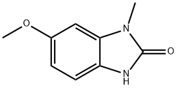 2-Benzimidazolinone,6-methoxy-1-methyl-(8CI) 结构式