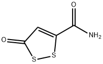 3H-1,2-Dithiole-5-carboxamide,3-oxo-(7CI,8CI) 结构式