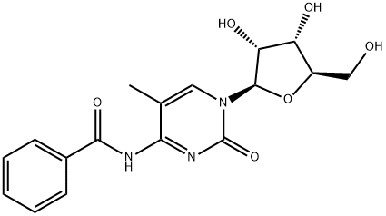 N4-Benzoyl-5-methylcytidine 结构式