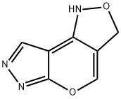 1H,3H-Pyrazolo[4,3:5,6]pyrano[4,3-c]isoxazole(9CI) 结构式