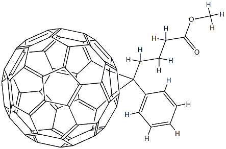 (6 6)-PHENYL-C61 BUTYRIC ACID METHYL EST 结构式