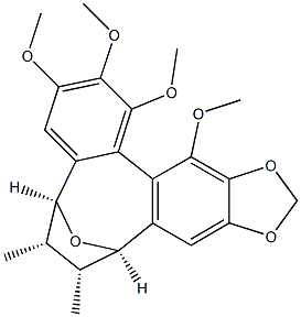 南五味子木脂素L 结构式