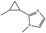 1H-Imidazole,1-methyl-2-(2-methylcyclopropyl)-(9CI) 结构式