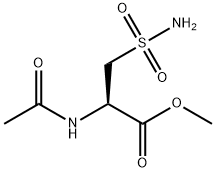 N-acetyl-3-sulfonamoyl-L-alanine methyl ester 结构式