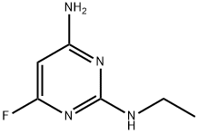 2,4-Pyrimidinediamine,N2-ethyl-6-fluoro-(9CI) 结构式