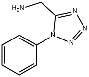 1-(1-phenyl-1H-tetrazol-5-yl)methanamine(SALTDATA: HCl) 结构式