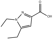 1H-Pyrazole-3-carboxylicacid,1,5-diethyl-(9CI) 结构式