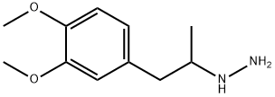 1-(3,4-Dimethoxy-α-methylphenethyl)hydrazine 结构式