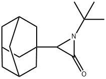 1-(1,1-Dimethylethyl)-3-[tricyclo[3.3.1.13,7]decan-1-yl]aziridin-2-one 结构式