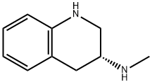 (R)-N-甲基-1,2,3,4-四氢喹啉-3-胺 结构式