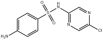 sulfachlorpyrazine 结构式