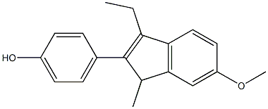 6-Me-Indenestrol A 结构式