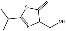 4-Thiazolemethanol,4,5-dihydro-5-methylene-2-(1-methylethyl)-(9CI) 结构式