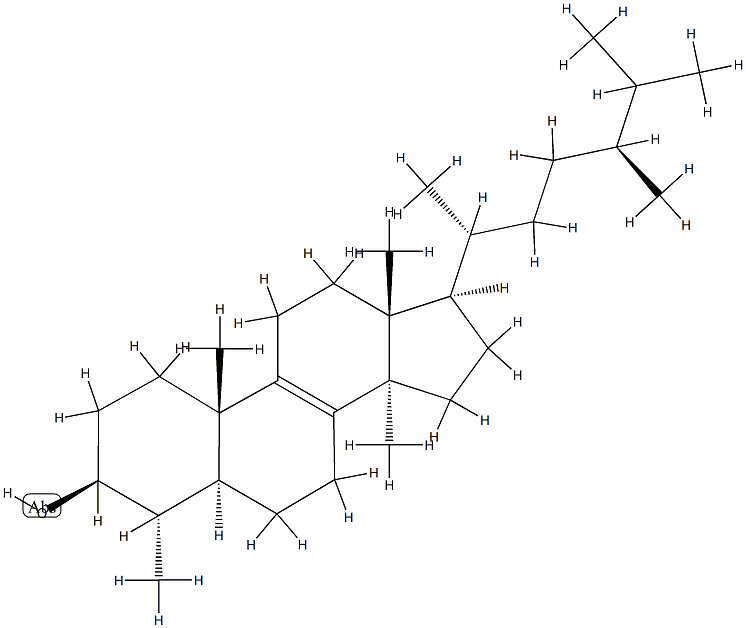 24,28-dihydroobtusifoliol 结构式