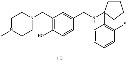 化合物 ARN5187 TRIHYDROCHLORIDE 结构式