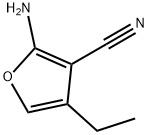 2-氨基-4-乙基呋喃-3-腈 结构式