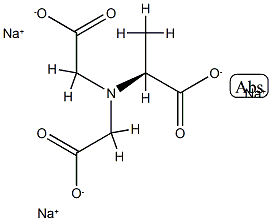 甲基甘氨酸二乙酸三钠 结构式