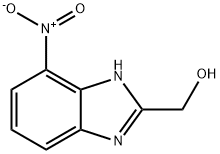 1H-Benzimidazole-2-methanol,4-nitro-(9CI) 结构式