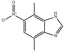 1H-Benzimidazole,4,7-dimethyl-5-nitro-(9CI) 结构式