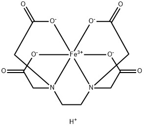 乙二胺四乙酸铁(III)盐 结构式