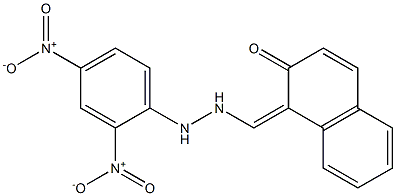 1-Naphthalenecarboxaldehyde,2-hydroxy-, 2-(2,4-dinitrophenyl)hydrazone 结构式
