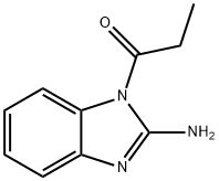 1H-Benzimidazol-2-amine,1-(1-oxopropyl)-(9CI) 结构式