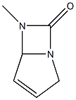 1,6-Diazabicyclo[3.2.0]hept-3-en-7-one,6-methyl-(9CI) 结构式