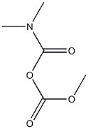 Carbonic acid, monoanhydride with dimethylcarbamic acid, methyl ester (9CI) 结构式