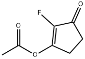 2-Cyclopenten-1-one,3-(acetyloxy)-2-fluoro-(9CI) 结构式