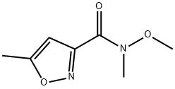 3-Isoxazolecarboxamide,N-methoxy-N,5-dimethyl-(9CI) 结构式