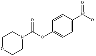 4-硝基苯基吗啉-4-羧酸盐 结构式