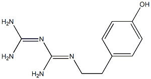 4-羟基苯乙双胍 结构式