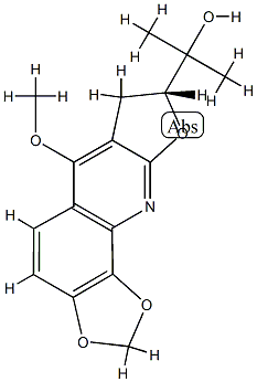 isopteleflorine 结构式