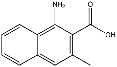 2-Naphthalenecarboxylicacid,1-amino-3-methyl-(9CI) 结构式