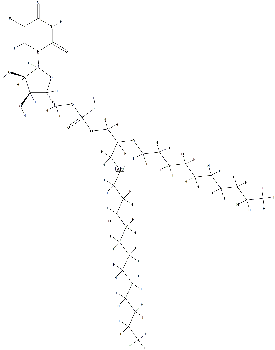 Fosfluridine tidoxil 结构式