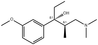 (2R,3R)-1-(二甲基氨基)-3-(3-甲氧基苯基)-2-甲基-3-戊醇 结构式