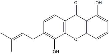 红厚壳素B 结构式