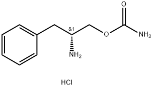 (βR)-β-amino-Benzenepropanol 1-carbamate hydrochloride (1:1) 结构式