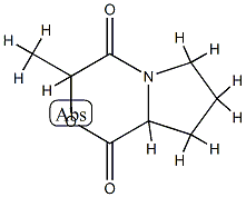 1H-Pyrrolo[2,1-c][1,4]oxazine-1,4(3H)-dione,tetrahydro-3-methyl-(9CI) 结构式