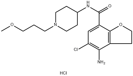 普卡必利盐酸盐 结构式