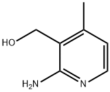 3-Pyridinemethanol,2-amino-4-methyl-(9CI) 结构式