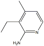 2-Pyridinamine,3-ethyl-4-methyl-(9CI) 结构式