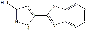 1H-Pyrazol-3-amine,5-(2-benzothiazolyl)-(9CI) 结构式