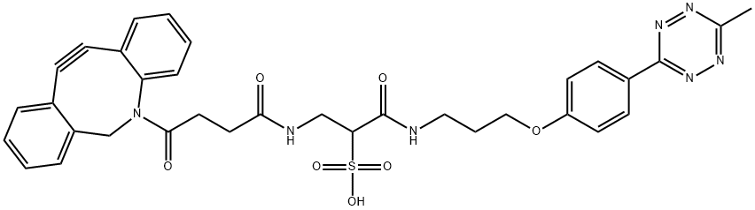 Methyltetrazine-DBCO 结构式